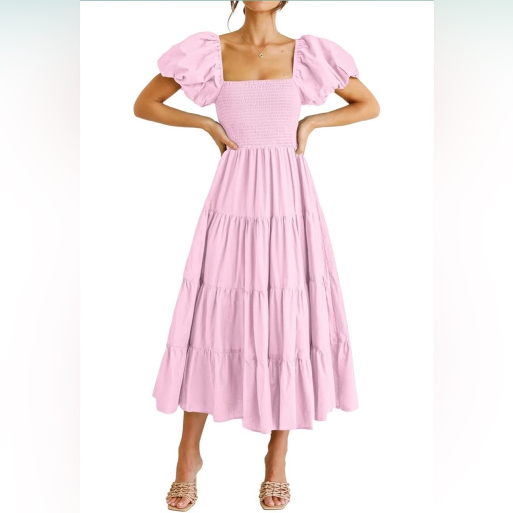 PRETTYGARDEN Women's Casual Summer Midi Dress